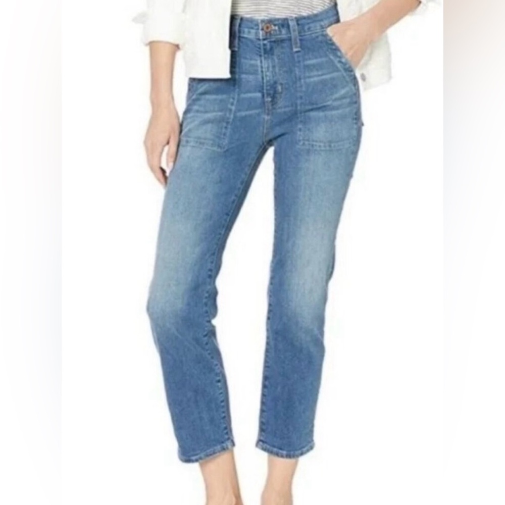 J.Crew Mid-Rise Patch Pocket Crop Denim Ankle
Length Jeans Size 29